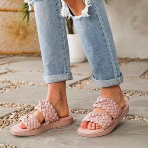 Qupid Braided Sandals